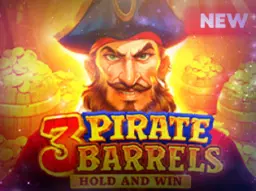 3 Pirate Barrels Hold And Win